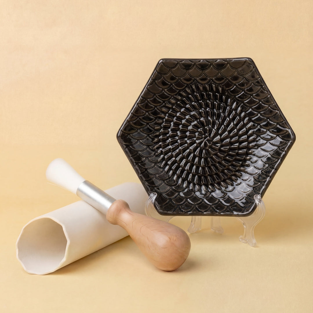 ceramic ginger grater dish great plate