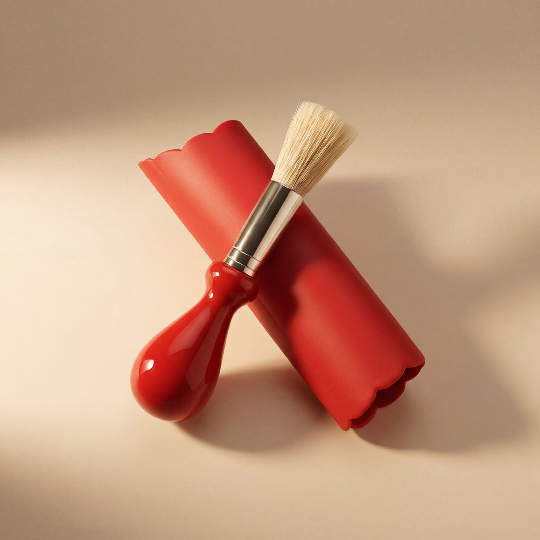 Red Peeler & Brush Combo